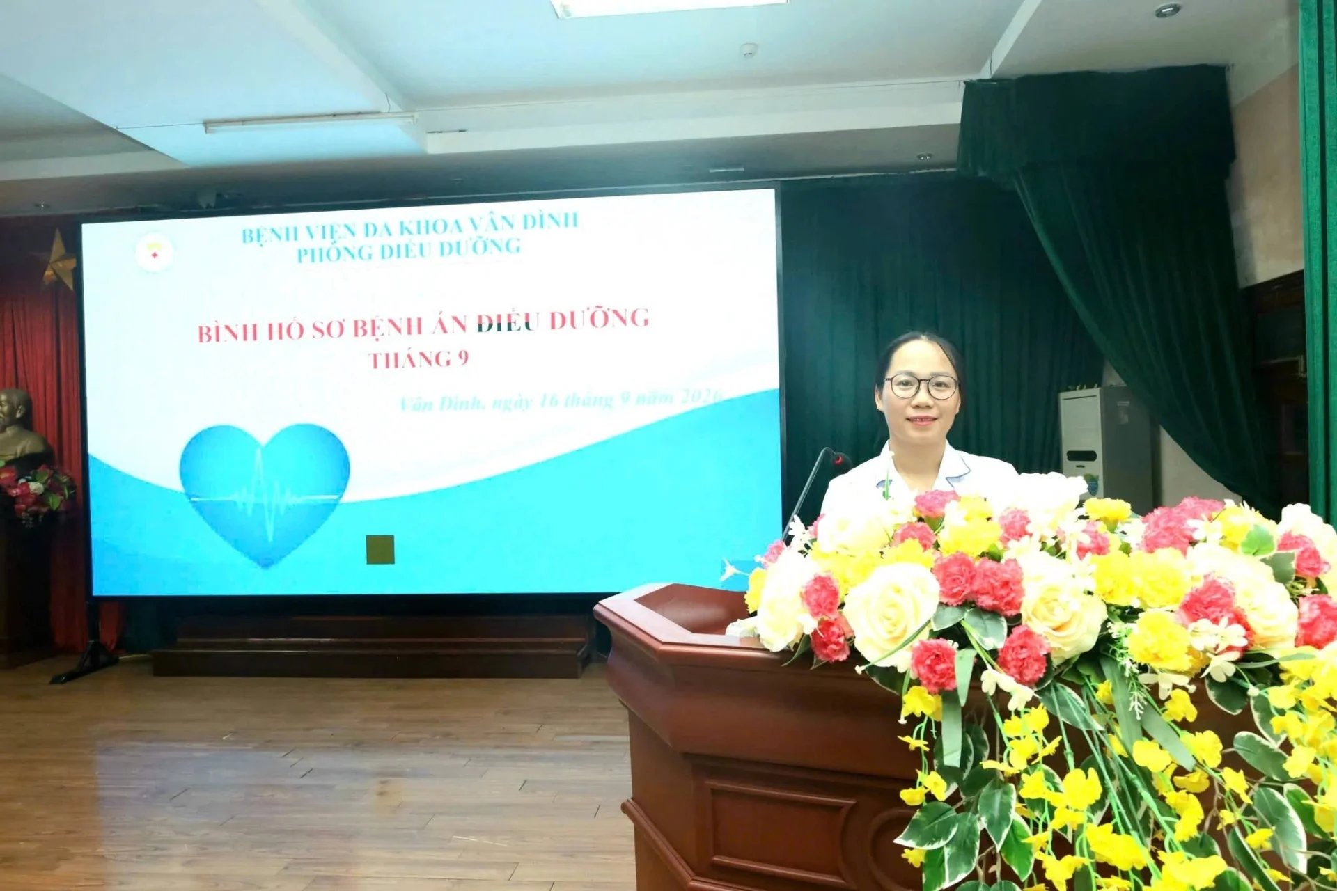 Bệnh viện Đa khoa Vân Đình tổ chức Sinh hoạt chuyên môn Điều dưỡng tháng 9/2026